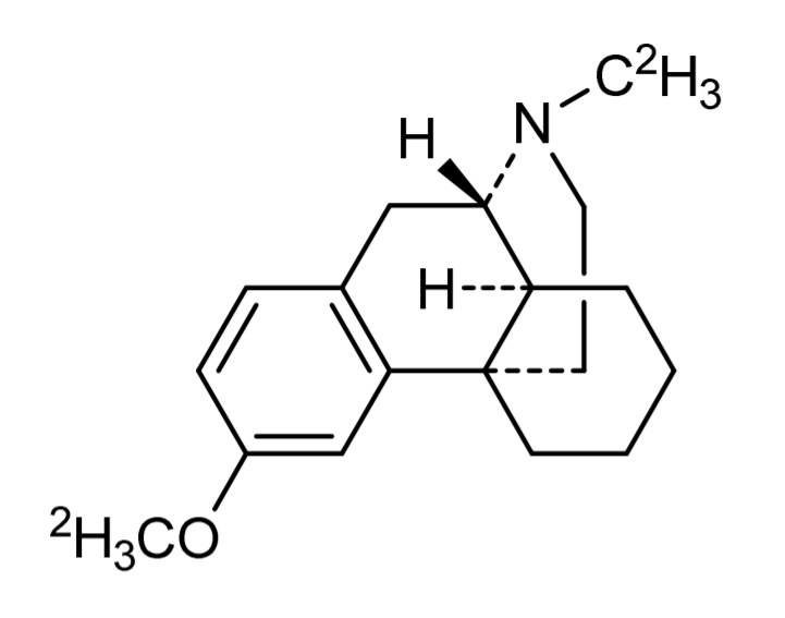 Деудекстрометорфан структурная формула