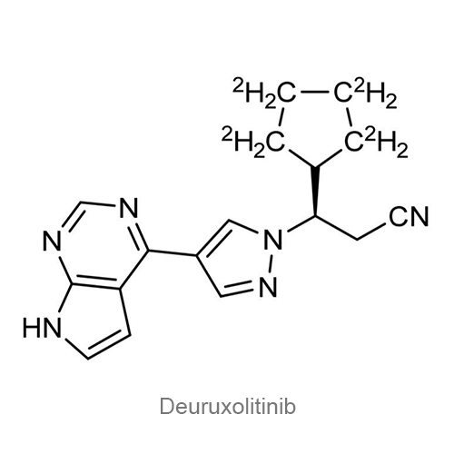 Деуруксолитиниб структурная формула