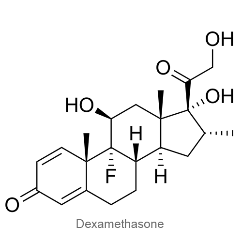 Структурная формула Дексаметазон