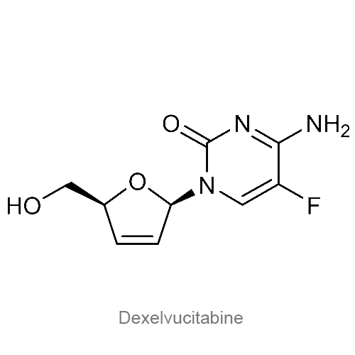 Структурная формула Декселвуцитабин