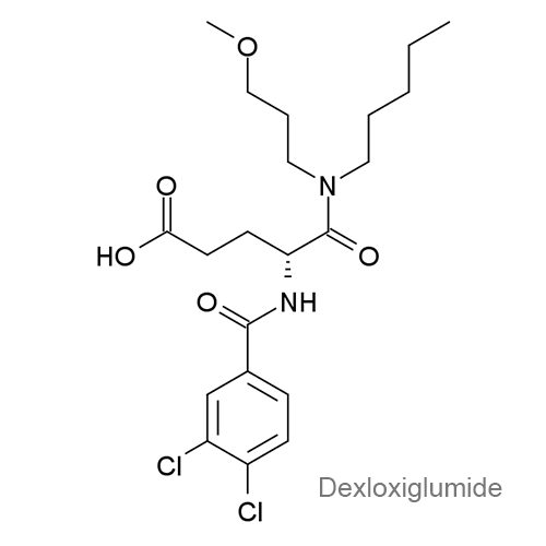 Структурная формула Декслоксиглумид