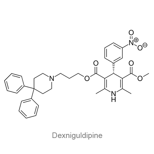 Структурная формула Декснигулдипин