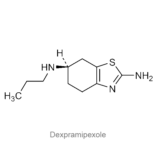 Структурная формула Декспрамипексол