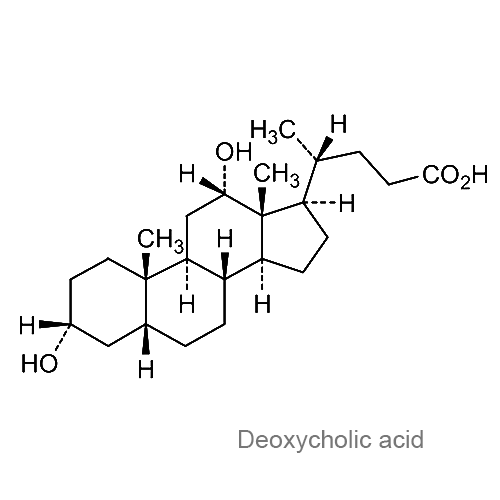 Структурная формула Дезоксихолевая кислота