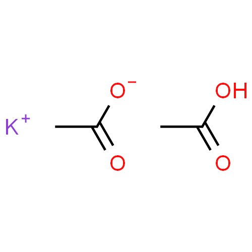 Диацетат калия структурная формула