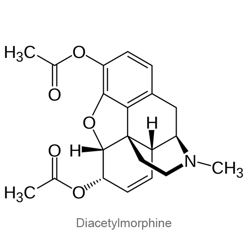 Диацетилморфин структурная формула