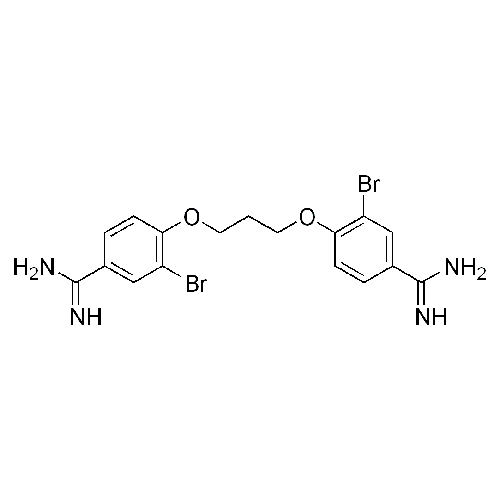 Структурная формула Дибромпропамидин