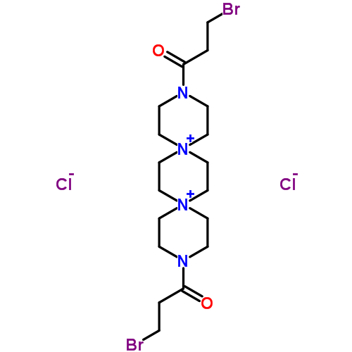 Структурная формула Диброспидия хлорид