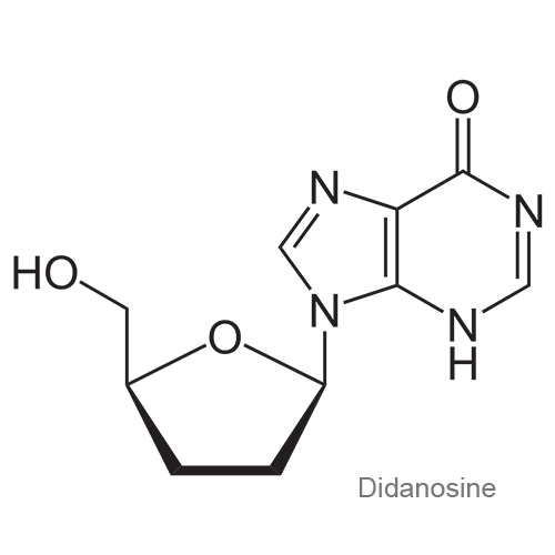 Диданозин структурная формула