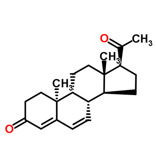 Структурная формула Дидрогестерон