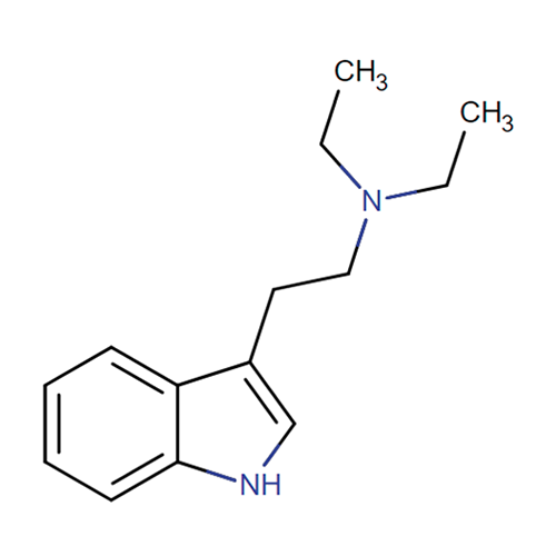 Диэтилтриптамин структурная формула