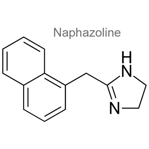 Структурная формула 2 Дифенгидрамин + Нафазолин
