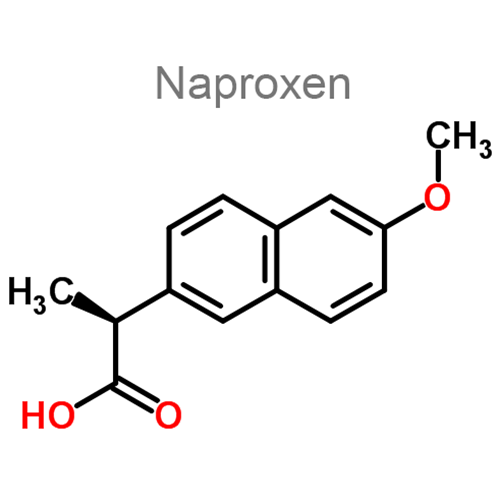 Структурная формула 2 Дифенгидрамин + Напроксен