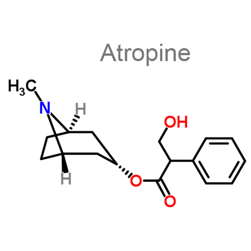 Структурная формула 2 Дифеноксилат + Атропин