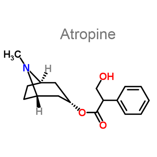Структурная формула 2 Дифеноксин + Атропин
