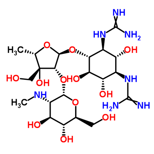 Структурная формула Дигидрострептомицин
