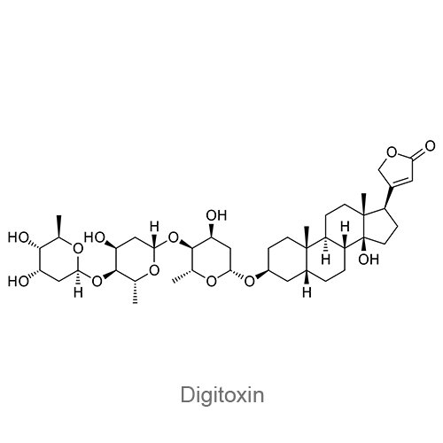 Структурная формула Дигитоксин