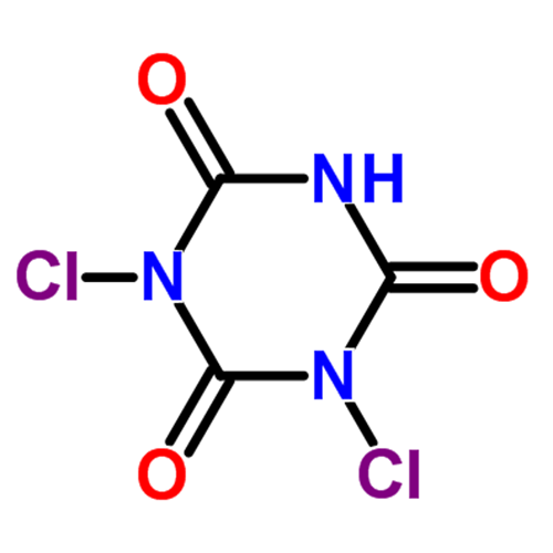 Дихлоризоциануровая кислота структурная формула