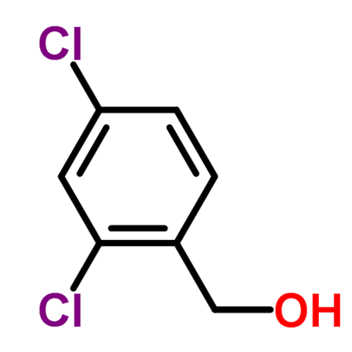 Дихлорбензиловый спирт структурная формула