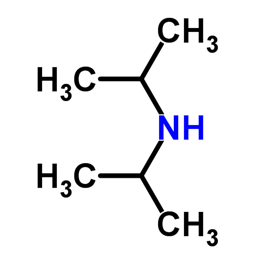 Структурная формула Диизопропиламин
