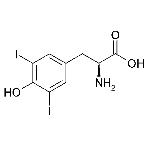 Дийодотирозин структурная формула