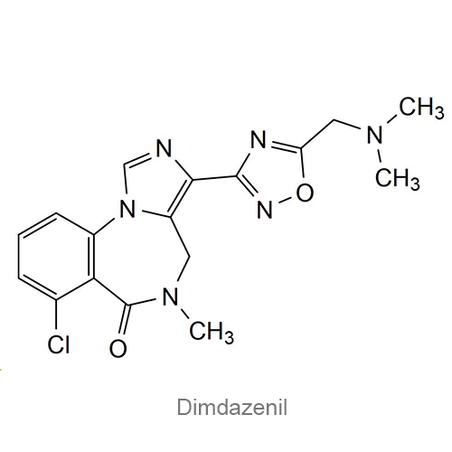 Структурная формула Димдазенил