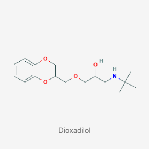 Структурная формула Диоксадилол