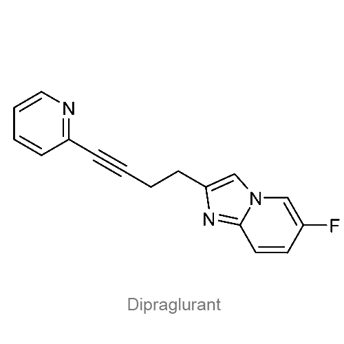 Структурная формула Дипраглурант