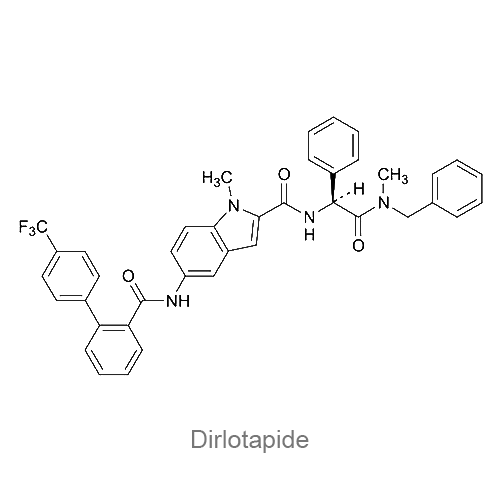 Структурная формула Дирлотапид
