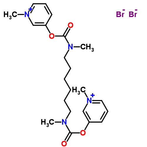 Структурная формула Дистигмина бромид