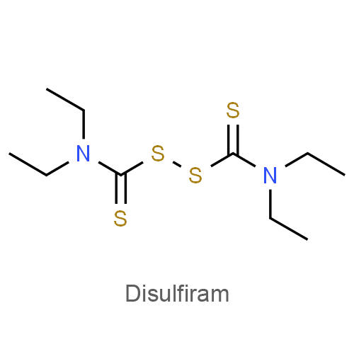 Структурная формула Дисульфирам + Аденин + Никотинамид