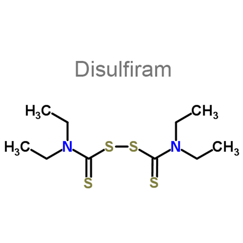 Дисульфирам + Бензилбензоат структурная формула