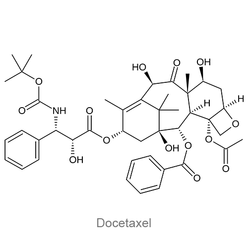 Структурная формула Доцетаксел
