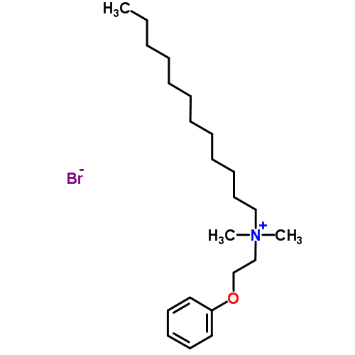 Структурная формула Домифена бромид