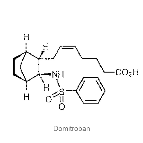 Структурная формула Домитробан