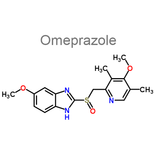 Структурная формула 2 Домперидон + Омепразол