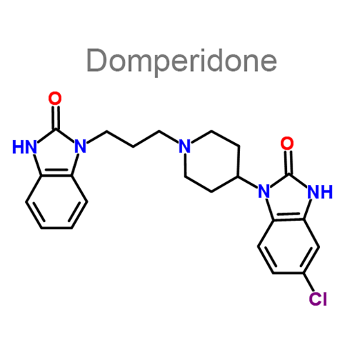 Домперидон + Омепразол структурная формула