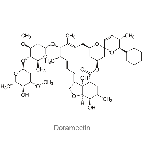 Структурная формула Дорамектин