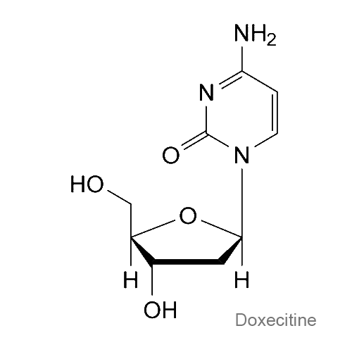 Структурная формула Доксецитин