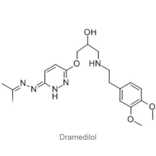 Структурная формула Драмедилол
