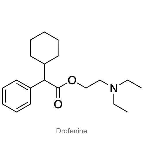 Структурная формула Дрофенин
