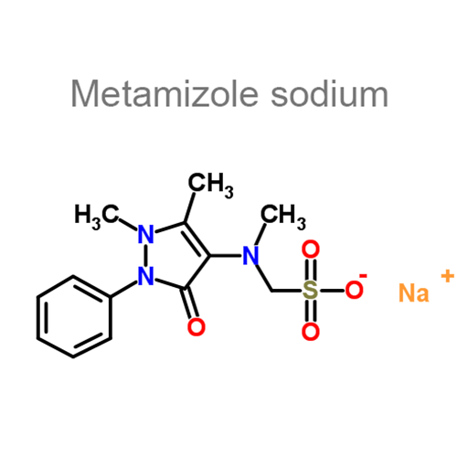 Структурная формула 2 Дротаверин + Метамизол натрия