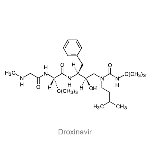 Структурная формула Дроксинавир