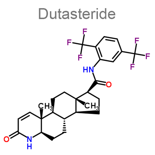 Дутастерид + Тамсулозин структурная формула