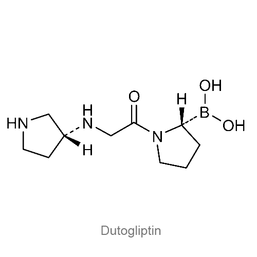 Структурная формула Дутоглиптин