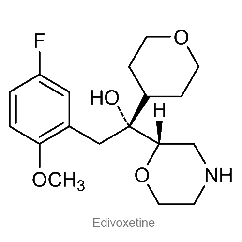 Структурная формула Эдивоксетин