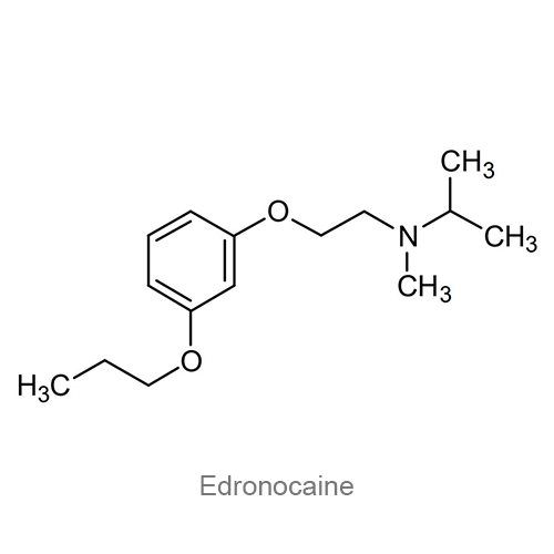 Структурная формула Эдронокаин