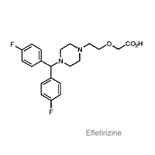 Структурная формула Эфлетиризин