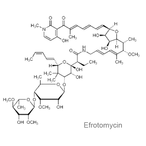 Структурная формула Эфротомицин