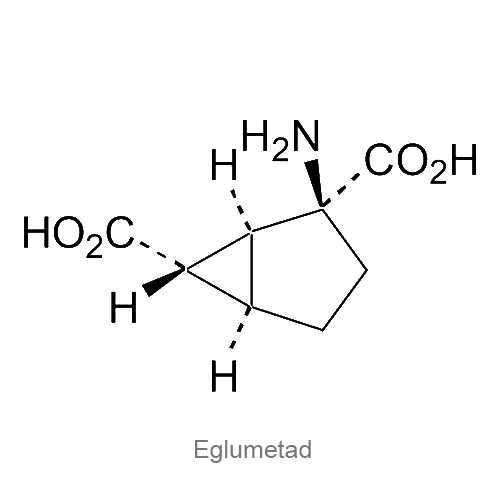 Структурная формула Эглуметад